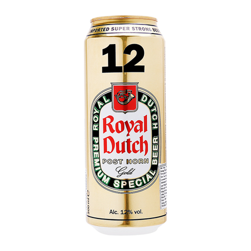 Bia Royal Dutch Gold Super Strong - 12% - (500ml)
