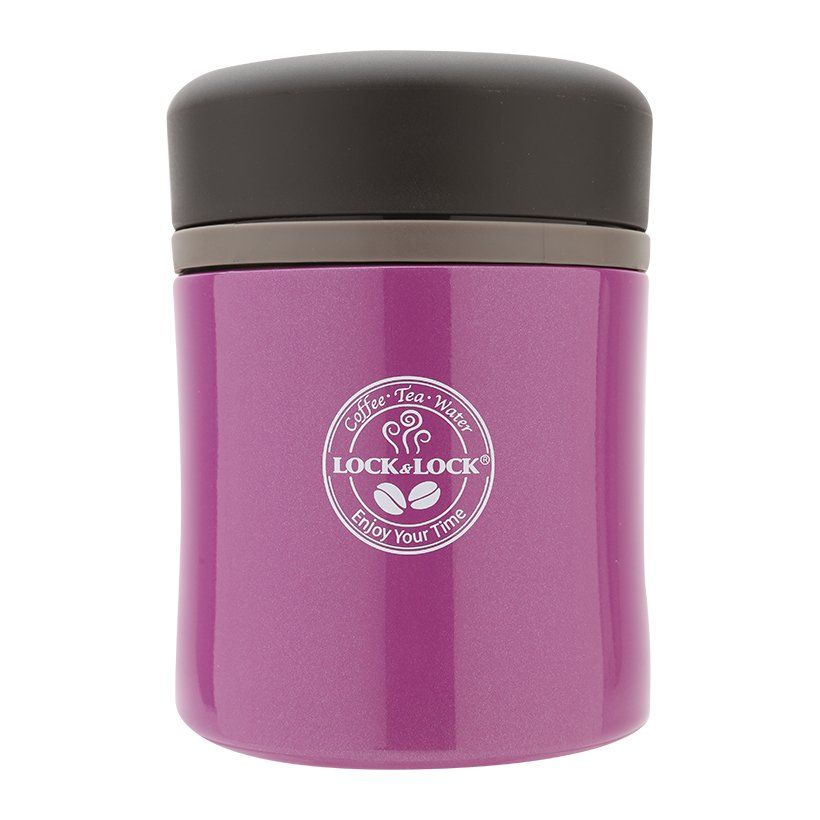 Bình Giữ Nhiệt Lock & Lock LHC8003V Mime Food Jar 450ml - Tím