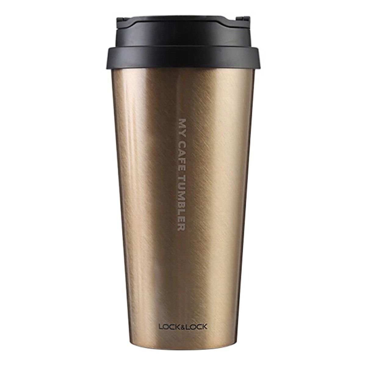 Bình Giữ Nhiệt Bằng Thép Không Gỉ Lock & Lock Clip Tumbler 540ml LHC4151GOD - Màu Đồng