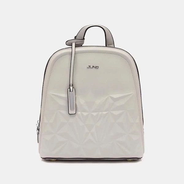 Balo Phom Đứng Hoạ Tiết 3D Juno Màu Xám BL063 (Store 1001)