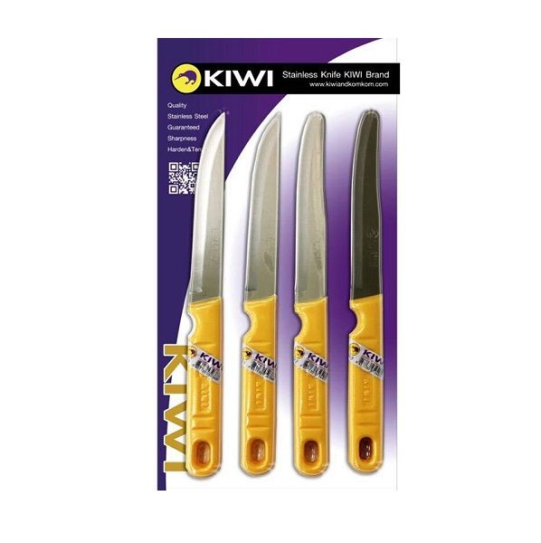 Bộ 4 Dao Kiwi Tiện Lợi Cán Nhựa 511,512