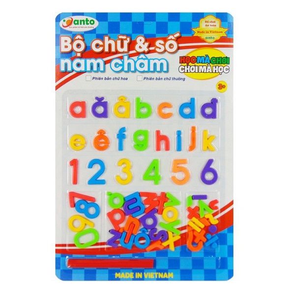 Bộ Chữ Và Số Nam Châm - Chữ Thường Sato 94