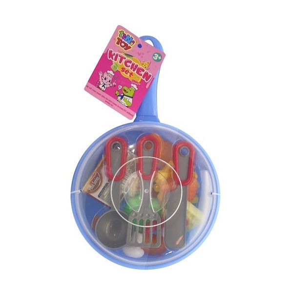 Bộ Đồ Chơi Chảo Nấu Ăn Màu Xanh Dương NF591-24