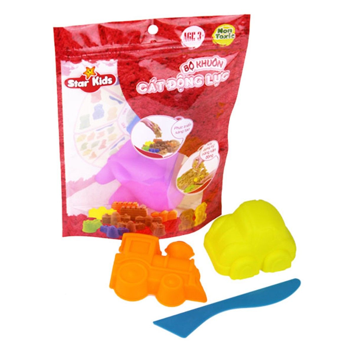 Bộ Khuôn Cát 3D Hình Phương Tiện Giao Thông K406
