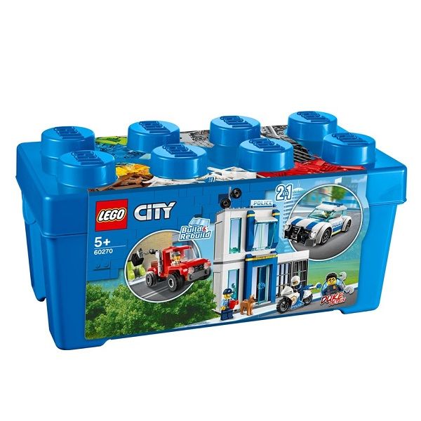Bộ Lắp Ghép Lego City Thùng Gạch Cảnh Sát 60270