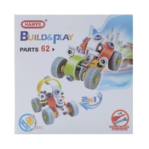Bộ Lắp Ráp 2 Loại Xe YY Toys - 62 Chi Tiết
