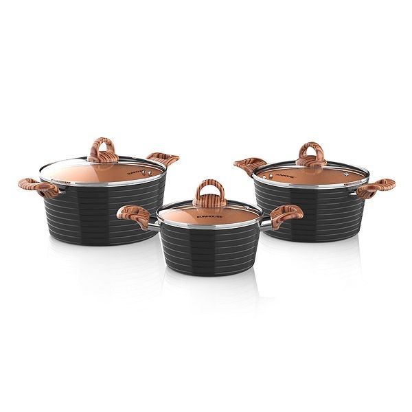 Bộ Nồi Ceramic Đáy Từ Sunhouse SHG2003MCA