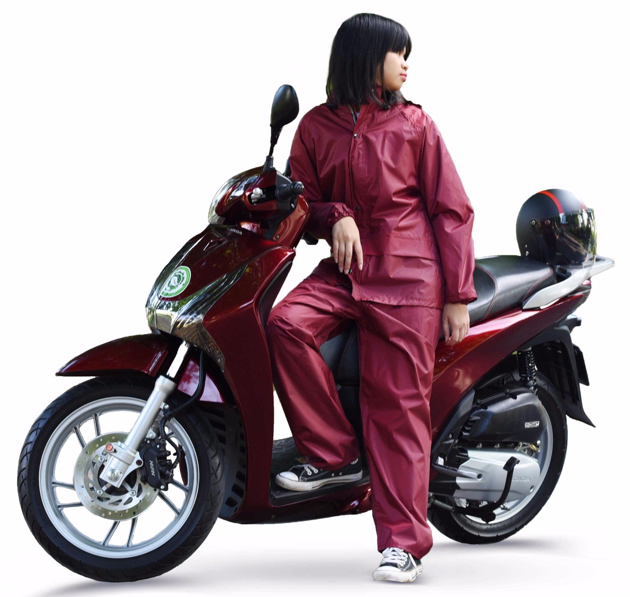 BỘ ÁO MƯA TUMI THỜI TRANG 2 LỚP