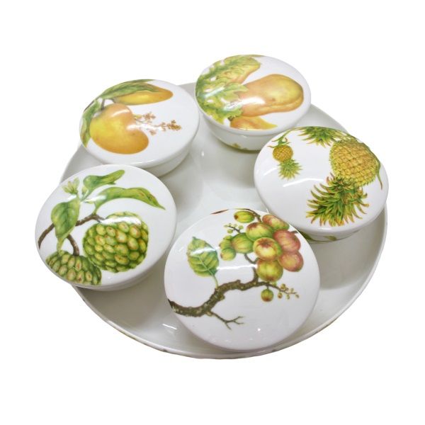 Bộ Khay Mứt Ngũ Quả Minh Long - Size Nhỏ