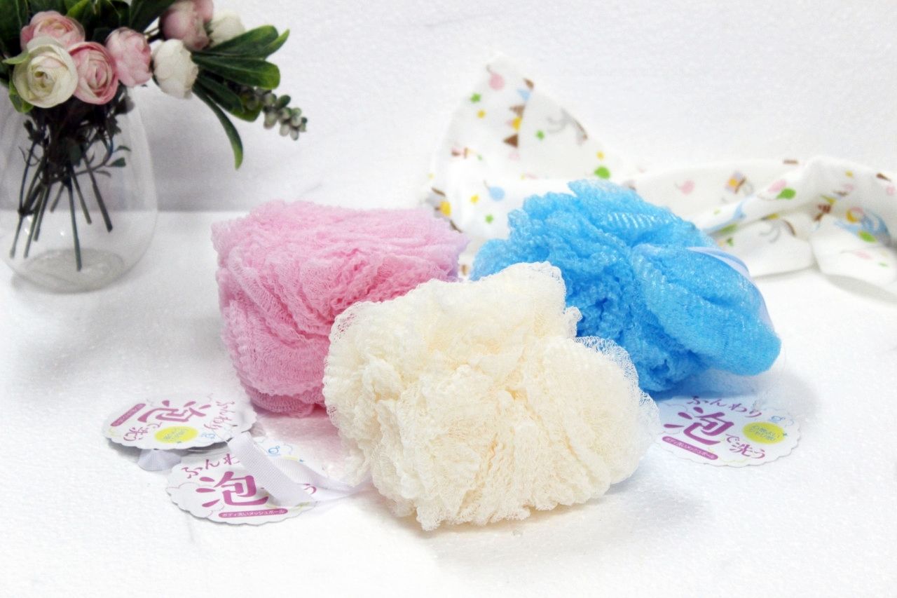 Bông Tắm Tạo Bọt Konbini