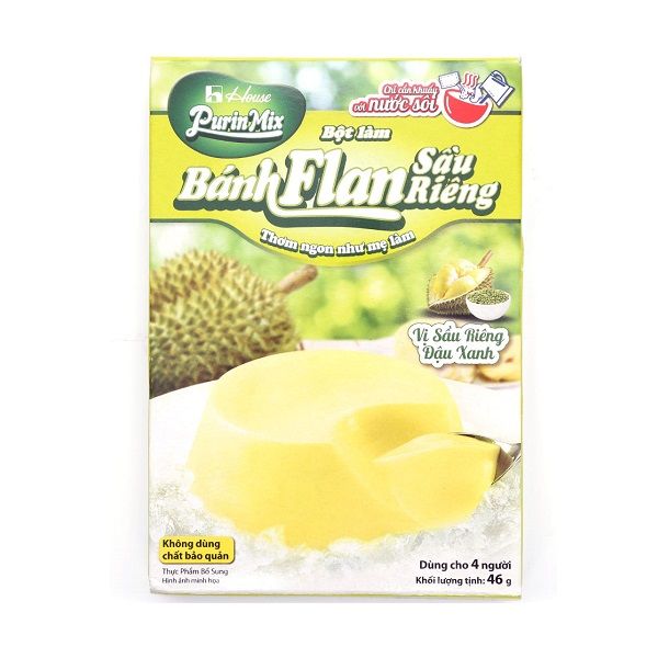 Bột Bánh Flan Purin Mix Vị Sầu Riêng (46g)