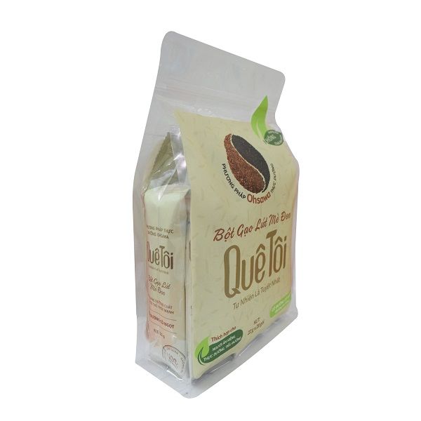 Bột Gạo Lứt Mè Đen Quê Tôi Có Đường Cỏ Ngọt 440g