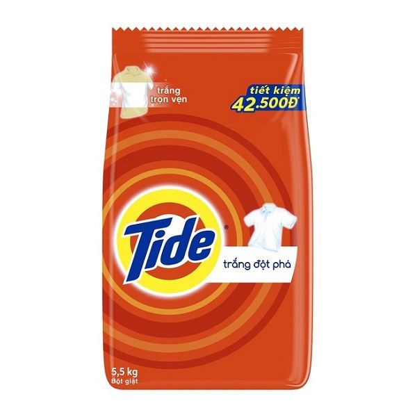 Bột Giặt Tide Trắng Đột Phá 5.5kg