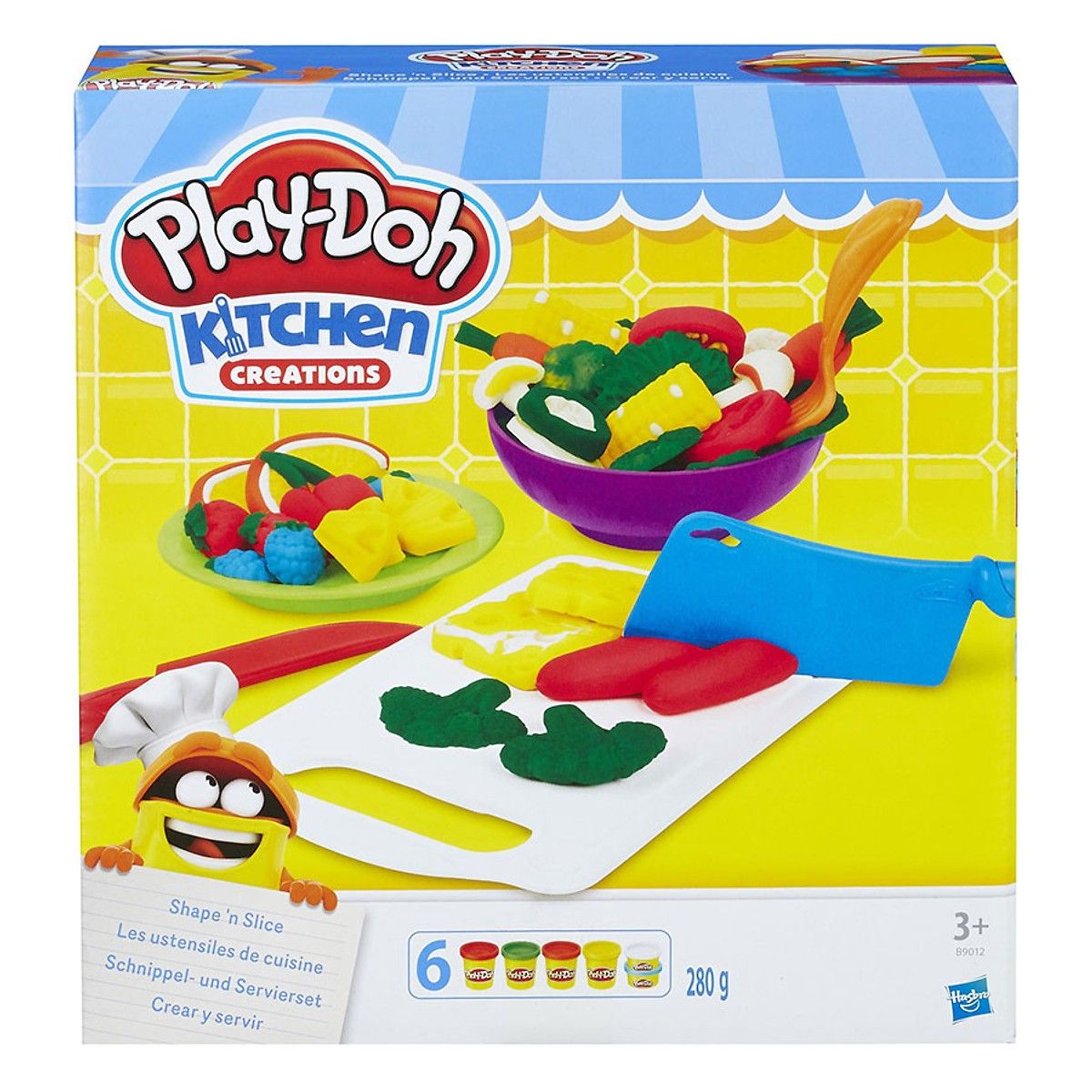 Bột Nặn Khuôn Tạo Hình Rau Củ Nhà Bếp Play-Doh B9012