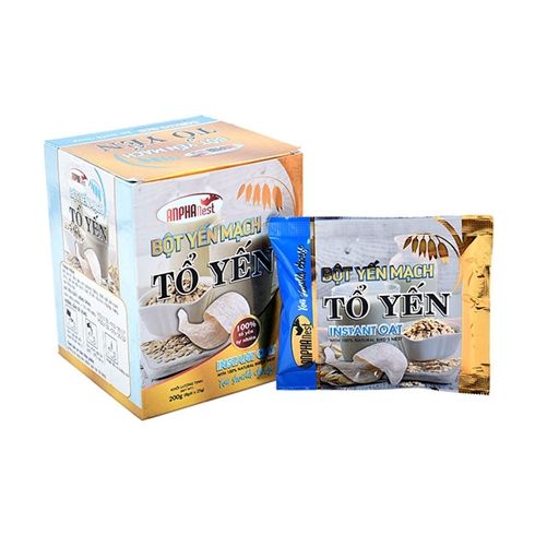 Bột Yến Mạch Tổ Yến Sài Gòn Anpha - Hộp 25g x 8