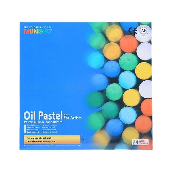 Bút Sáp Dầu 24 Màu Mungyo MOP-24