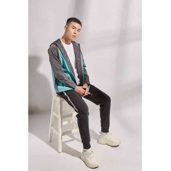 Áo Khoác Dù Trượt Nước Phối Màu Xanh Mint Couple TX 1011