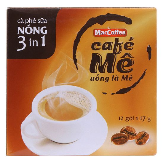 Cà Phê Mê Sữa Nóng - 12 Gói x 17g