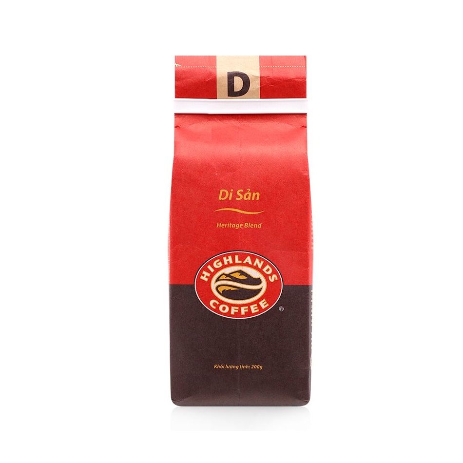 Cà Phê Rang Xay Highlands Coffee Di Sản - Gói 200g
