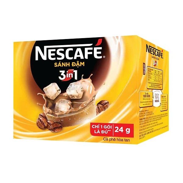Cà Phê 3in1 Sánh Đậm Nescafe 10x24g