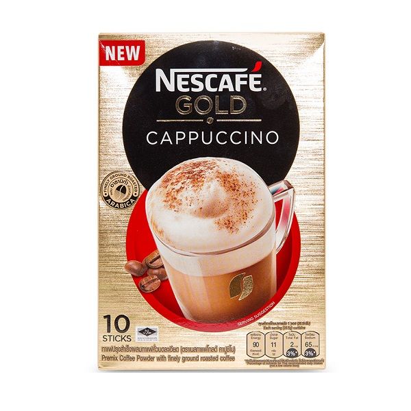 Cà Phê Nescafe Gold Cappuccino (10 Gói x 20.5g)