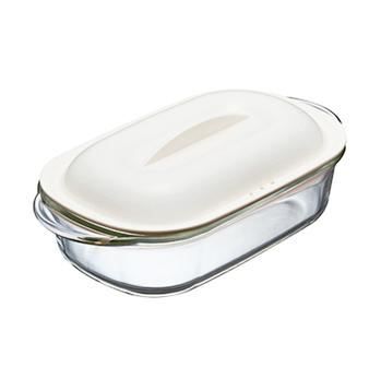 Hộp Đựng Thức Ăn Thủy Tinh Tiện Lợi Lock&Lock Easy Cook LLG482W - S (650ml) - Màu Trắng
