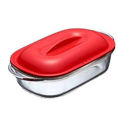 Hộp Đựng Thức Ăn Thủy Tinh Tiện Lợi Lock&Lock Easy Cook LLG482R - S (650ml) - Màu Đỏ