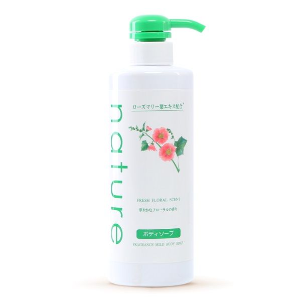 Sữa Tắm Hương Thơm Thiên Nhiên Naris Nature Fresh Floral Scent Fragrance Mild Body Soap 500ml