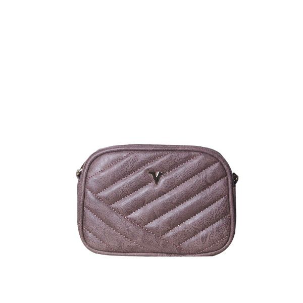 Túi Chữ Nhật Phối Thêu Xích Màu Ruốc Tím Khoang Verchini TFV03 (Store 1001)