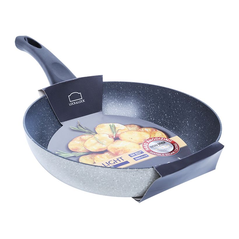 Chảo Nhôm Chống Dính Cookplus Hard & Light Giả Đá 24cm - Dùng Bếp Từ