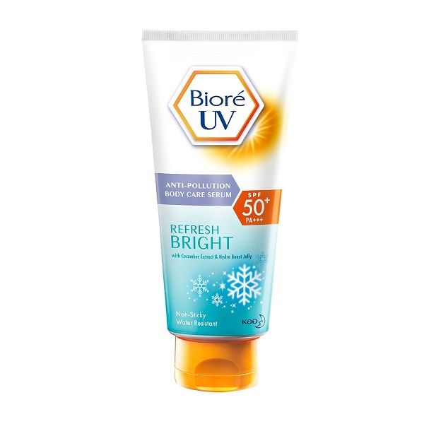 Serum Chống Nắng Dưỡng Thể Bioré Kháng Bụi, Sáng Mịn Mát Lạnh SPF 50+/PA+++ 150ml
