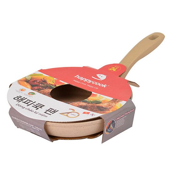 Chảo Charm Vân Đá Đáy Từ Chống Dính Happycook CHP-24 24cm