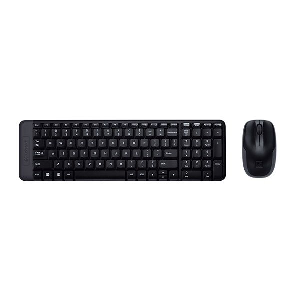 Chuột & Bàn Phím Wireless Logitech MK220 Black