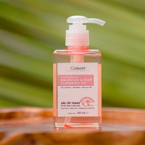 Dầu Tẩy Trang Và Làm Sạch Sâu Cân Bằng Da Coboté 150ml
