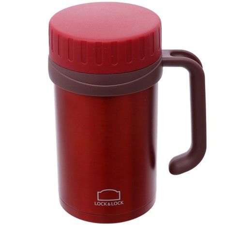 Cốc Giữ Nhiệt Basic Table Mug Lock&Lock LHC9002RR 500ml, 68mm - Màu Đỏ