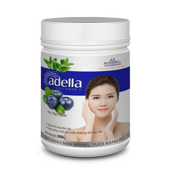 Collagen C Adella Vị Việt Quất Dạng Hũ 300g