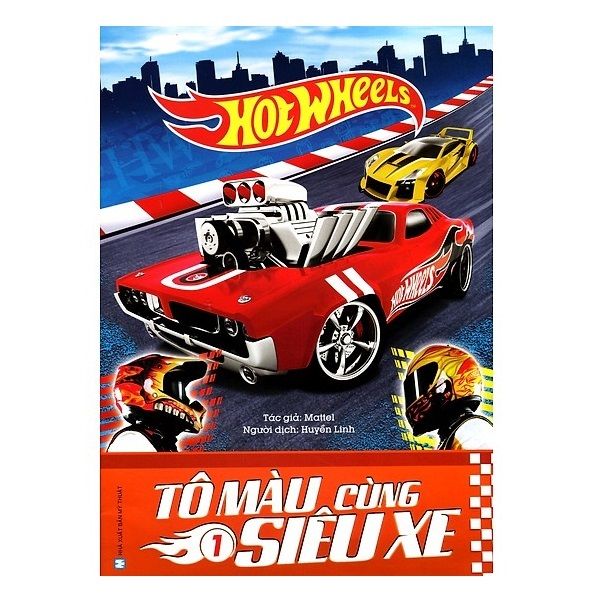 Combo Hot Wheels - Tô Màu Cùng Siêu Xe (Trọn Bộ 4 Tập)