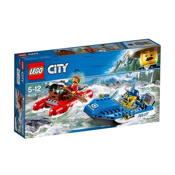 Mô Hình Lego City - Thuyền Hơi Tẩu Thoát 60176