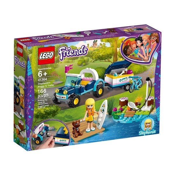Mô Hình Lego Friends - Xe Dã Ngoại Kèm Vali Kéo Của Stephanie 41364