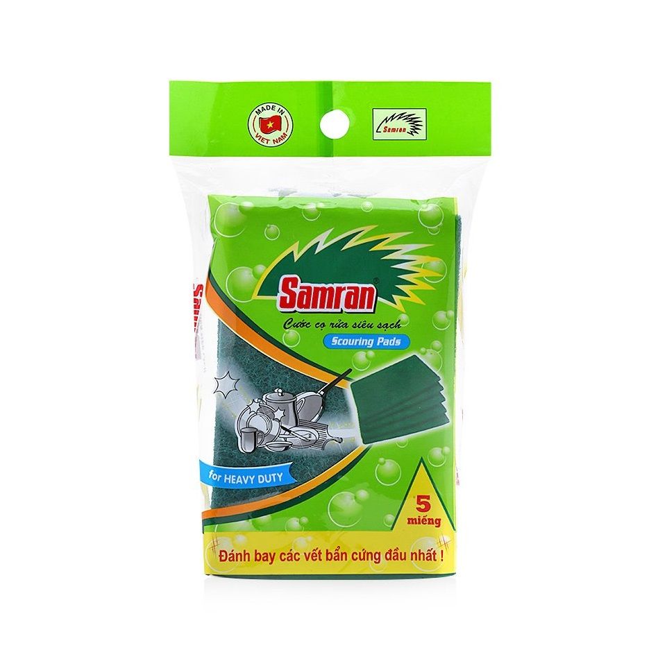 Cước Cọ Rửa Siêu Sạch Samran C2T - Gói 5 Miếng