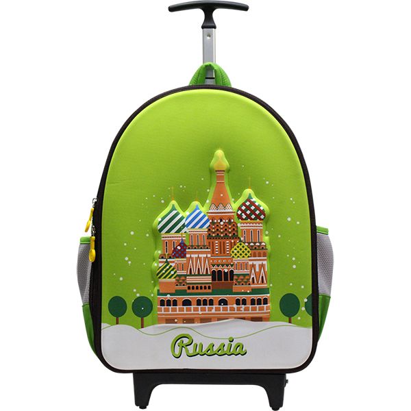 Balo Kéo Cấp 1-CK B.bag Around the World-Russia B-12-087 Xanh Lá