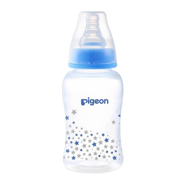 Bình Sữa PP Streamline Pigeon Hình Ngôi Sao Xanh 150ml