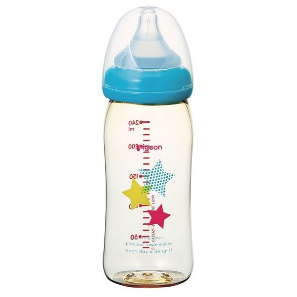 Bình Sữa PPSU Plus Pigeon Hình Ngôi Sao 240ml