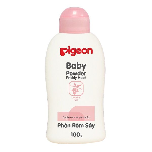 Phấn Rôm Sảy Nắp Màu Pigeon 100g