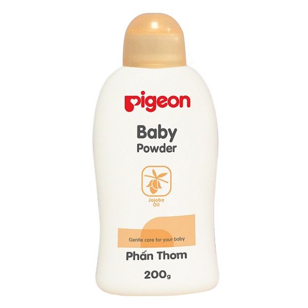 Phấn Thơm Em Bé Nắp Màu Pigeon 200g
