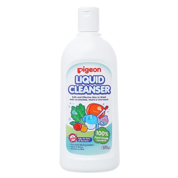 Nước Rửa Bình Sữa Pigeon Liquid Cleanser 450ml M959