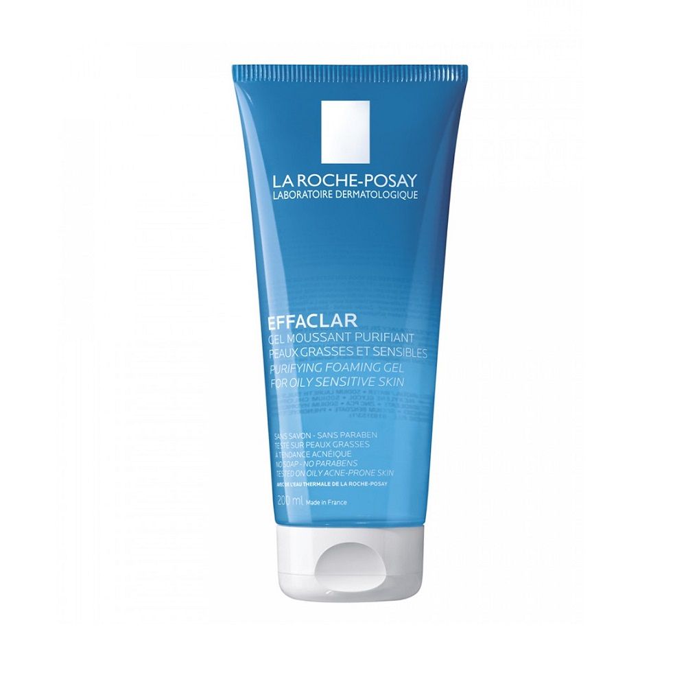 Gel Rửa Mặt Tạo Bọt Làm Sạch Cho Da Dầu Và Nhạy Cảm La Roche-Posay Effaclar Purifying Foaming Gel (200ml)