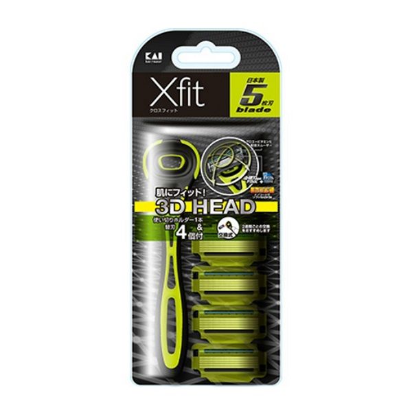 Dao Cạo Râu 5 Lưỡi Kép Kai XF5-4BS