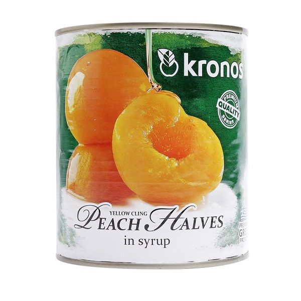 Đào Tươi Ngâm Syrup Kronos (820g)