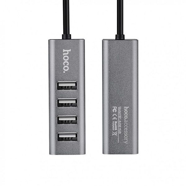 Đầu Chia Hoco HUB HB1 4 Cổng USB 2.0 (Màu Ngẫu Nhiên)